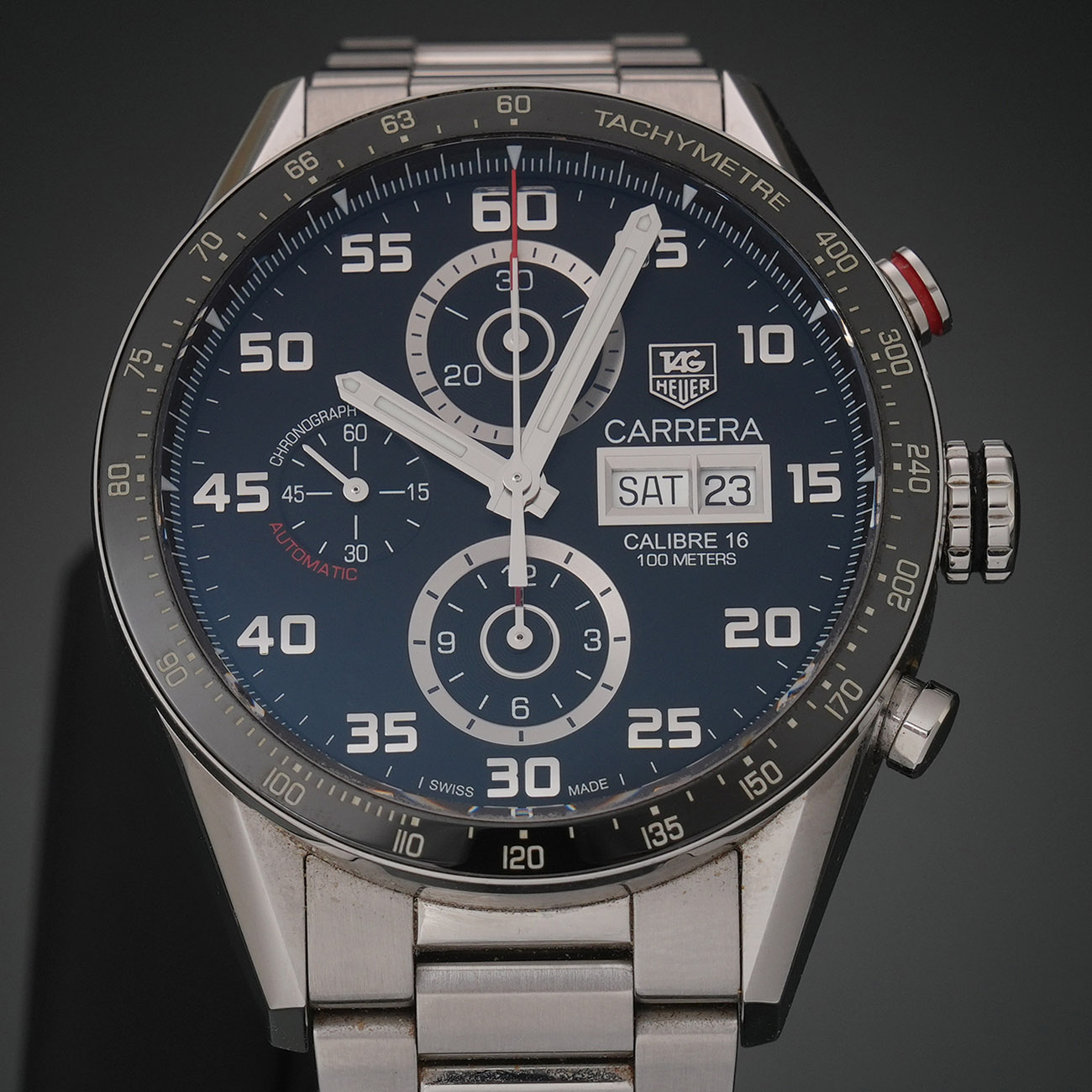 TAG HEUER(USED)태그호이어 까레라 칼리버 16 데이데이트 크로노 CV2A1R